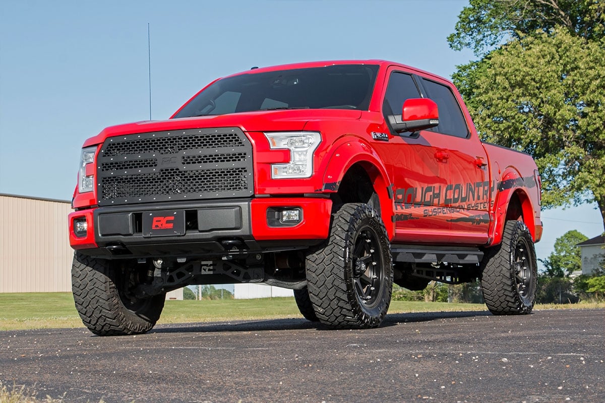 Ford F-150 Mesh Grille - Rough Country - Rough Country - Black - '15-'17